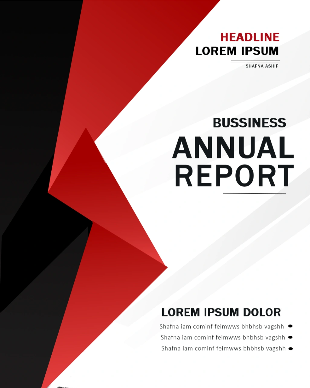 Annual report. Best Photoshop Designer
