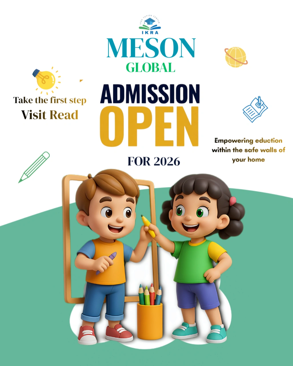 School Admission Open Poster