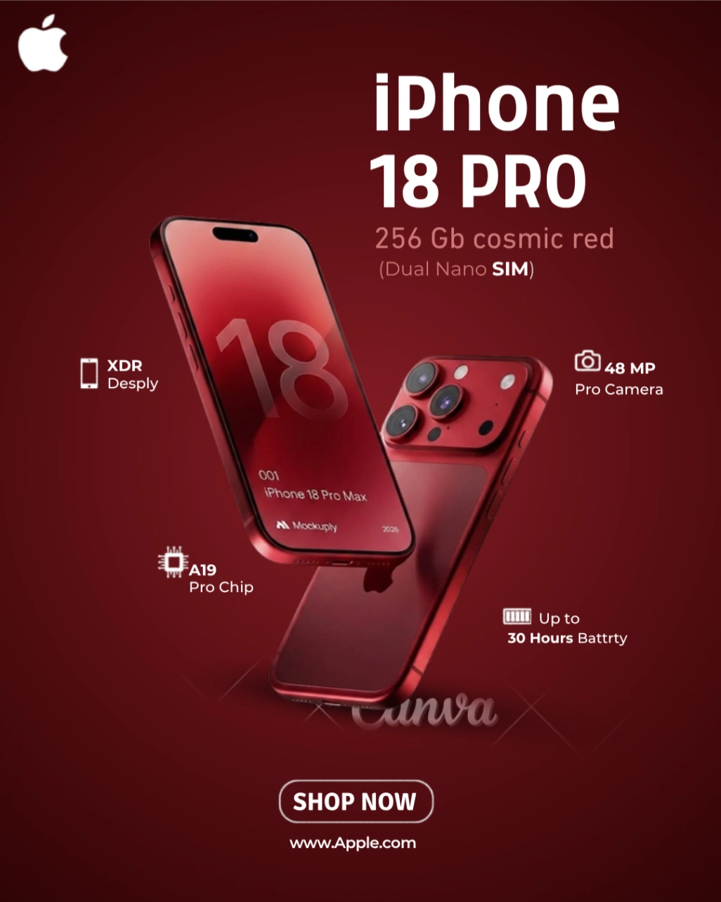 Best Canva Designs . iPhone18 Pro